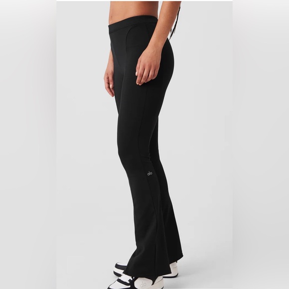 ALO Yoga Pants - ALO High -Waist 7/8 zip It Flare legguin Size XS Black